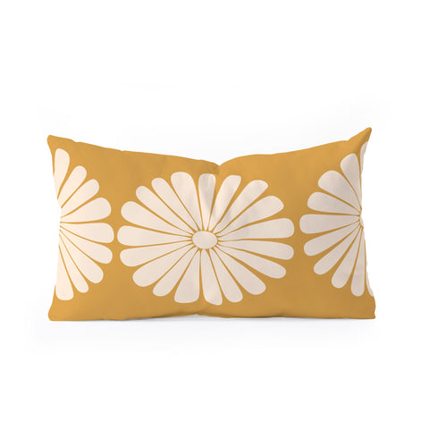 Colour Poems Retro Daisy XIX Oblong Throw Pillow