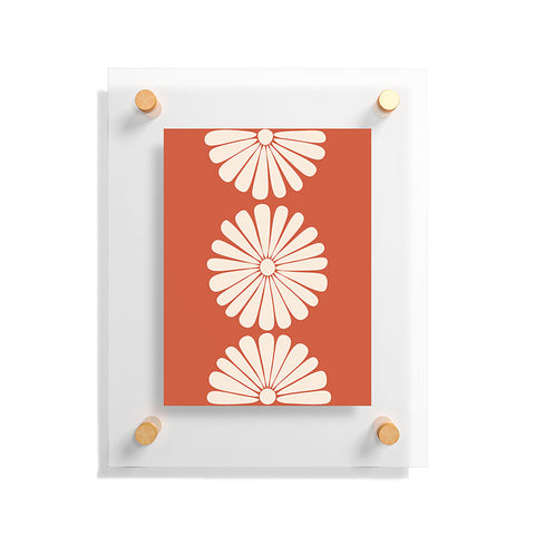 Colour Poems Retro Daisy XV Floating Acrylic Print