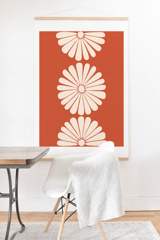 Colour Poems Retro Daisy XV Art Print And Hanger