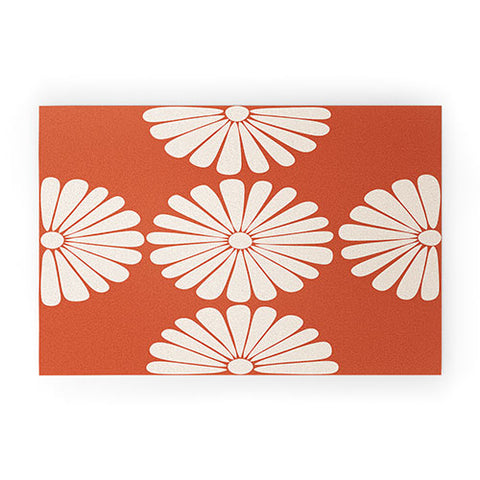 Colour Poems Retro Daisy XV Welcome Mat