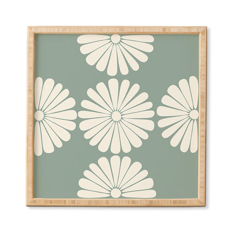 Colour Poems Retro Daisy XX Framed Wall Art