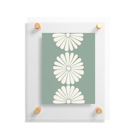 Colour Poems Retro Daisy XX Floating Acrylic Print