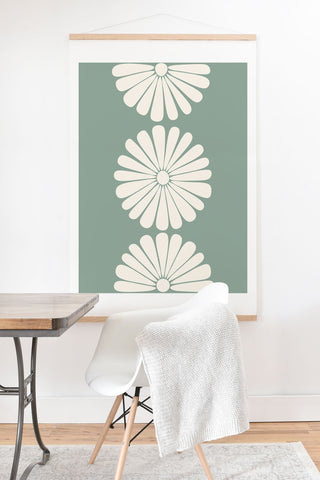 Colour Poems Retro Daisy XX Art Print And Hanger