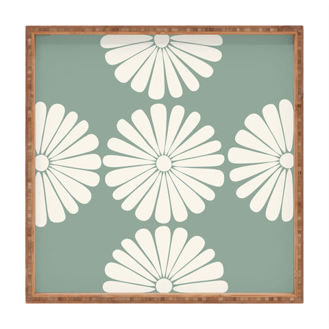 Colour Poems Retro Daisy XX Square Tray