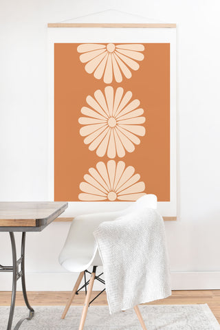 Colour Poems Retro Daisy XXII Art Print And Hanger