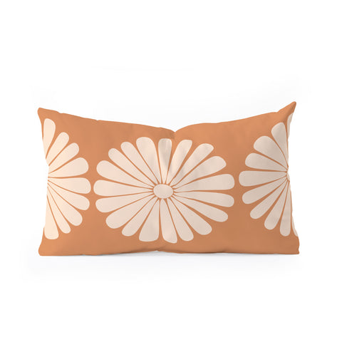 Colour Poems Retro Daisy XXII Oblong Throw Pillow