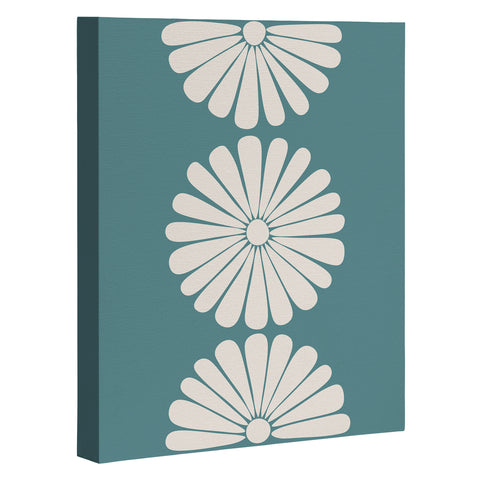 Colour Poems Retro Daisy XXIII Art Canvas