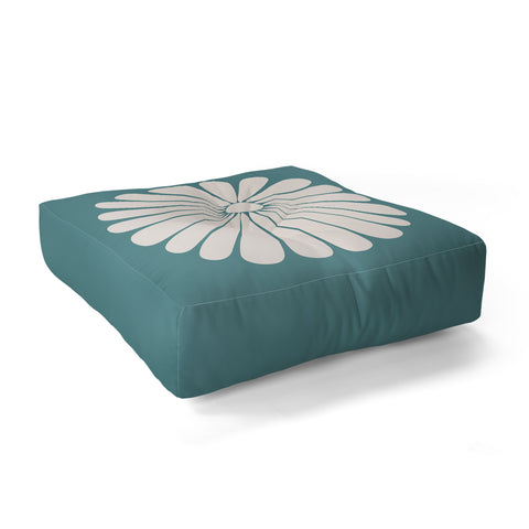 Colour Poems Retro Daisy XXIII Floor Pillow Square