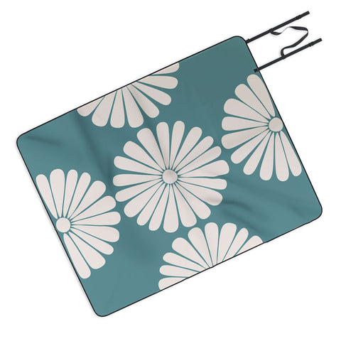 Colour Poems Retro Daisy XXIII Outdoor Blanket