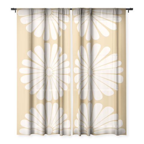 Colour Poems Retro Daisy XXIV Sheer Non Repeat