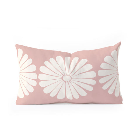 Colour Poems Retro Daisy XXVI Oblong Throw Pillow