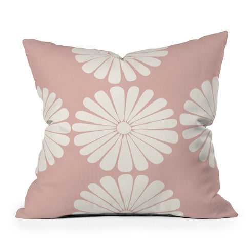 Colour Poems Retro Daisy XXVI Throw Pillow
