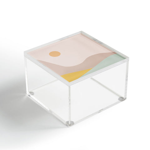 Colour Poems Rolling Hills Minimalism II Acrylic Box
