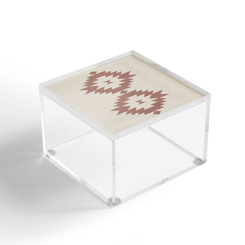 Colour Poems Southwestern Minimalism Rose Acrylic Box