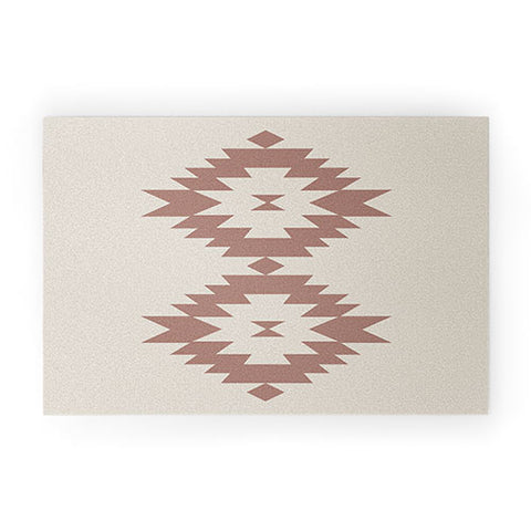 Colour Poems Southwestern Minimalism Rose Welcome Mat