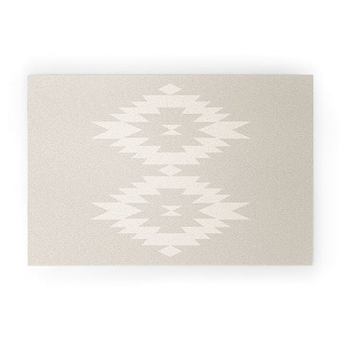 Colour Poems Southwestern Minimalism White Welcome Mat