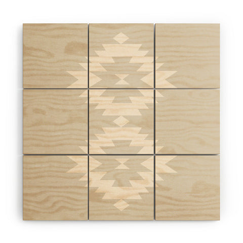 Colour Poems Southwestern Minimalism White Wood Wall Mural