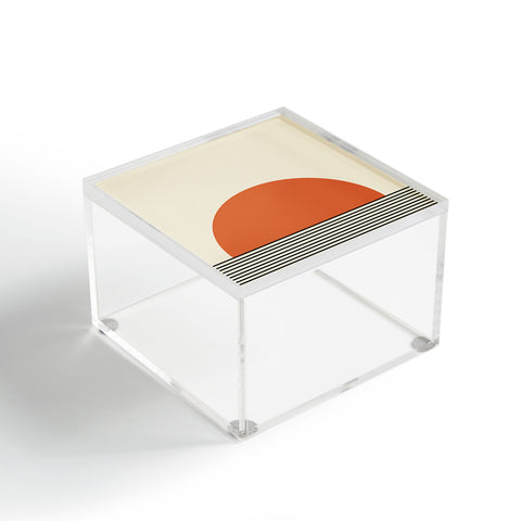 Colour Poems Sunrise Orange Acrylic Box