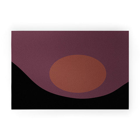 Colour Poems Sunset Minimalism Welcome Mat