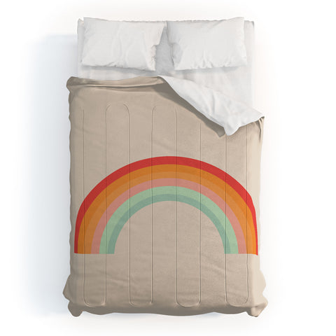 Colour Poems Vintage Rainbow Comforter