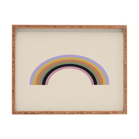 Colour Poems Vintage Rainbow II Rectangular Tray