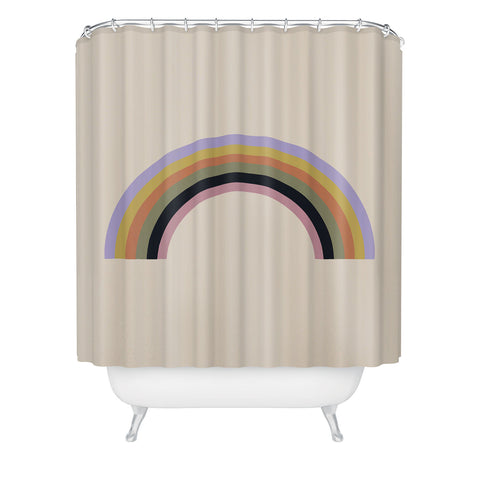 Colour Poems Vintage Rainbow II Shower Curtain