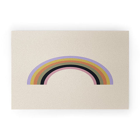 Colour Poems Vintage Rainbow II Welcome Mat