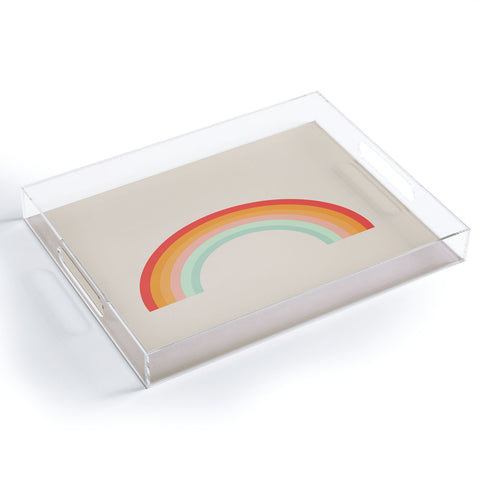 Colour Poems Vintage Rainbow Acrylic Tray
