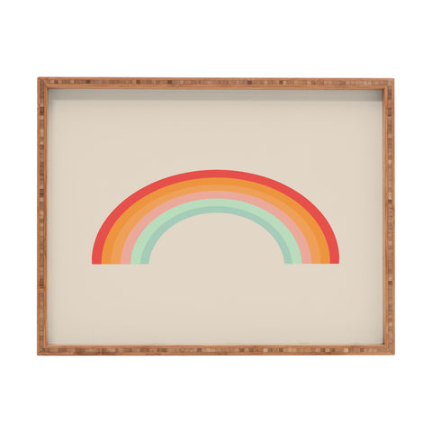 Colour Poems Vintage Rainbow Rectangular Tray