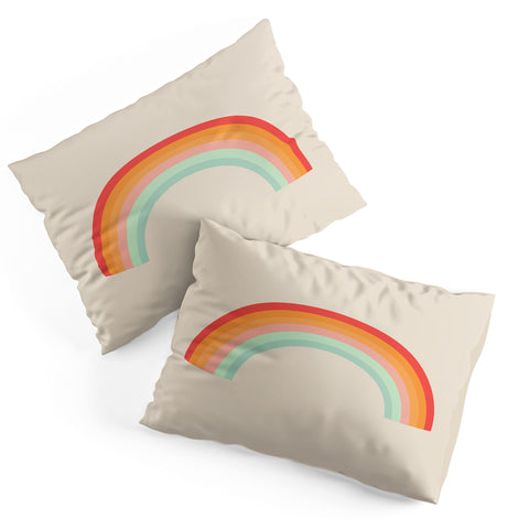 Colour Poems Vintage Rainbow Pillow Shams