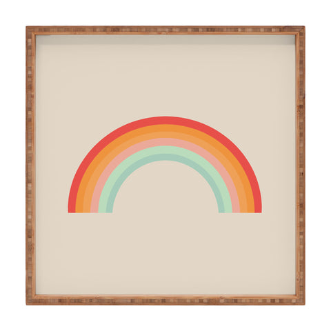 Colour Poems Vintage Rainbow Square Tray