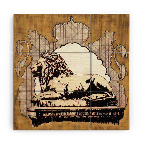 Conor O'Donnell Heraldry Wood Wall Mural