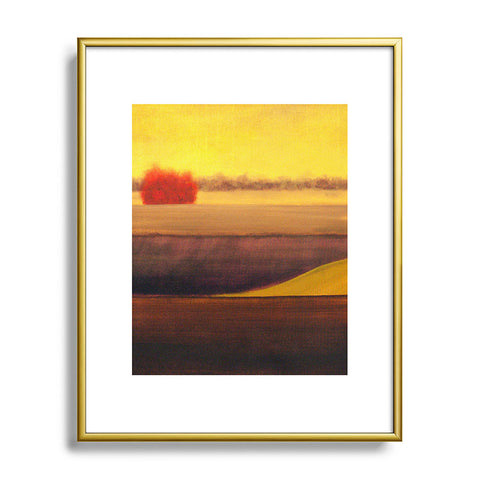 Conor O'Donnell Land Study Six Metal Framed Art Print