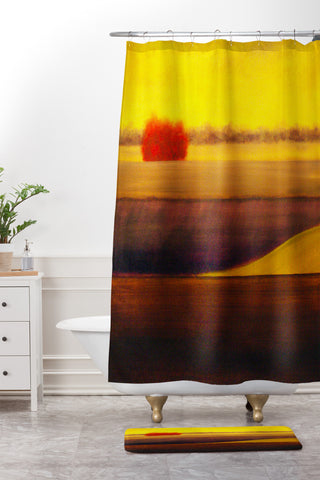 Conor O'Donnell Land Study Six Shower Curtain And Mat