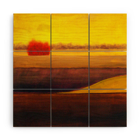 Conor O'Donnell Land Study Six Wood Wall Mural