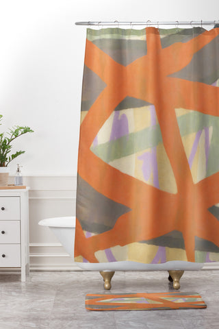 Conor O'Donnell M 2 Shower Curtain And Mat