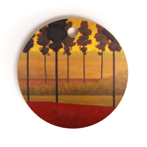 Conor O'Donnell Tree Study 17 Cutting Board Round