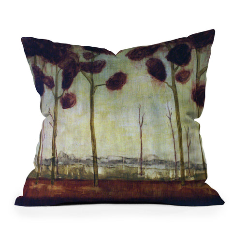 Conor O'Donnell Tree Study Five Throw Pillow