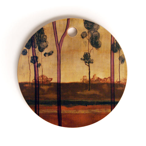 Conor O'Donnell Tree Study Four Cutting Board Round
