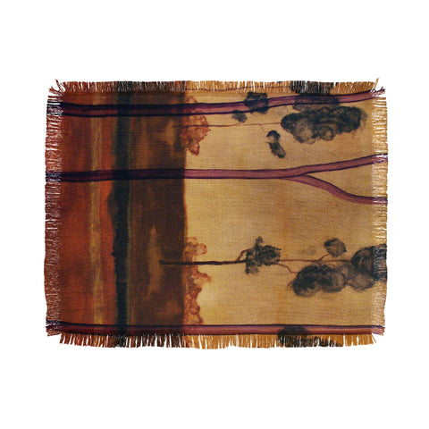 Conor O'Donnell Tree Study Four Throw Blanket