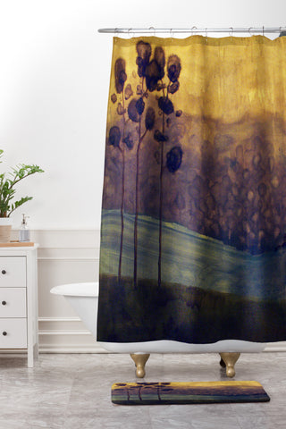 Conor O'Donnell Tree Study Nine Shower Curtain And Mat