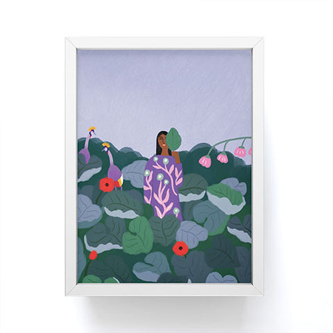 constanzaillustrates Among Birds Framed Mini Art Print