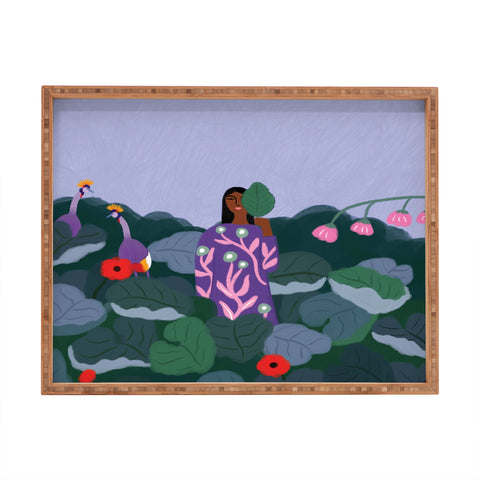 constanzaillustrates Among Birds Rectangular Tray