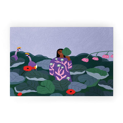 constanzaillustrates Among Birds Welcome Mat