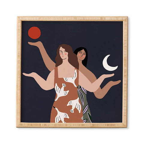 constanzaillustrates Balance I Framed Wall Art