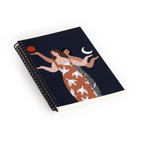 constanzaillustrates Balance I Spiral Notebook