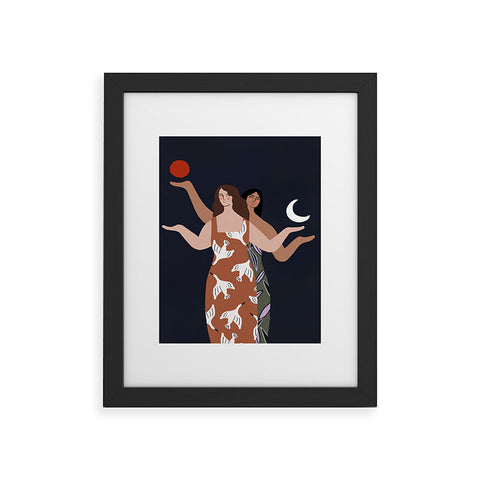 constanzaillustrates Balance I Framed Art Print