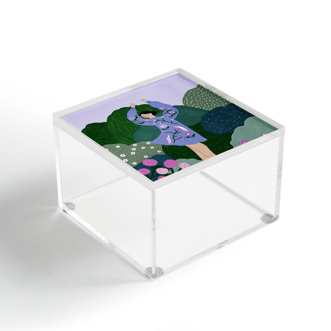 constanzaillustrates Floral Dreams I Acrylic Box