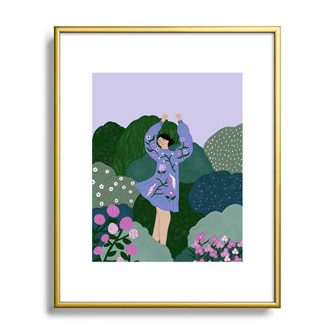 constanzaillustrates Floral Dreams I Metal Framed Art Print