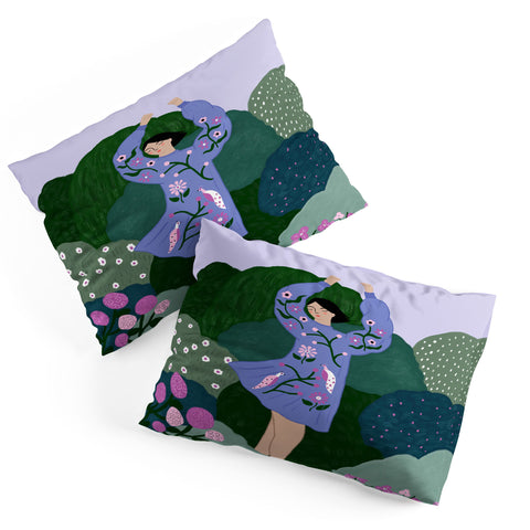constanzaillustrates Floral Dreams I Pillow Shams